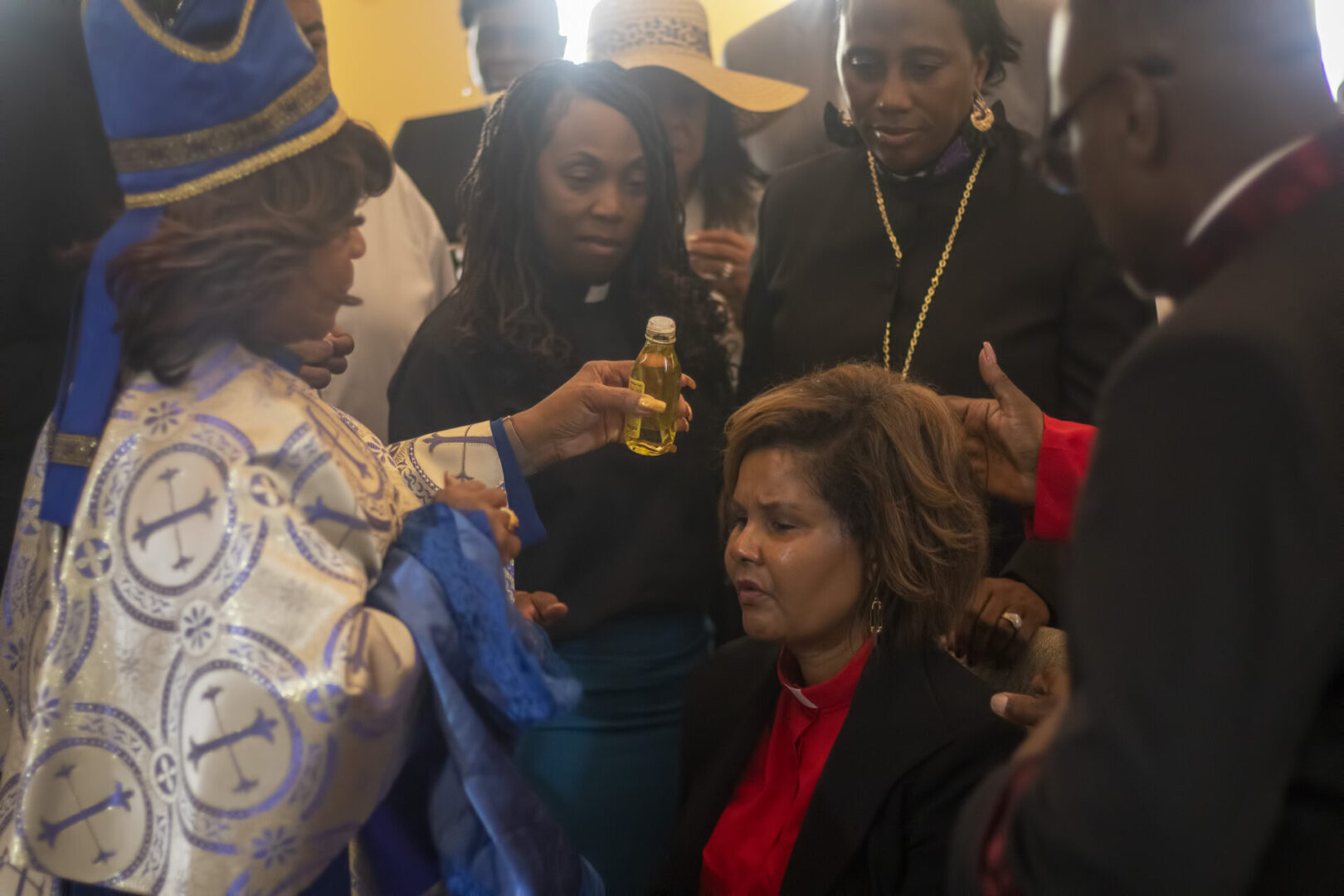 Alicia Getting Anointed Oil Poured on her Head